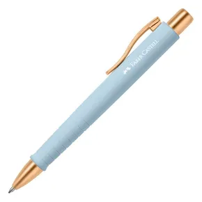 Kuličkové pero Faber-Castell Poly Ball Urban Gold XB,světle modrá